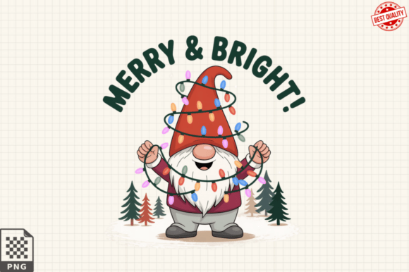 Bringing Holiday Magic to Life with Whimsical Christmas Gnome Clipart Design