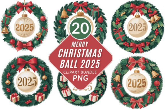 Elevating Holiday Branding: The Strategic Value of the Christmas Ball 2025 Clipart PNG Bundle