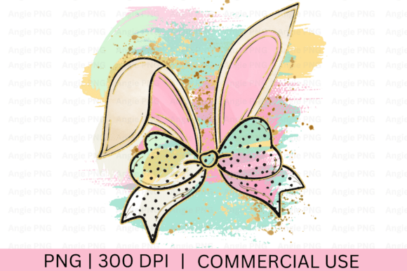 Evaluating Coquette Watercolor Easter Bunny Ears for Spring Design Projects