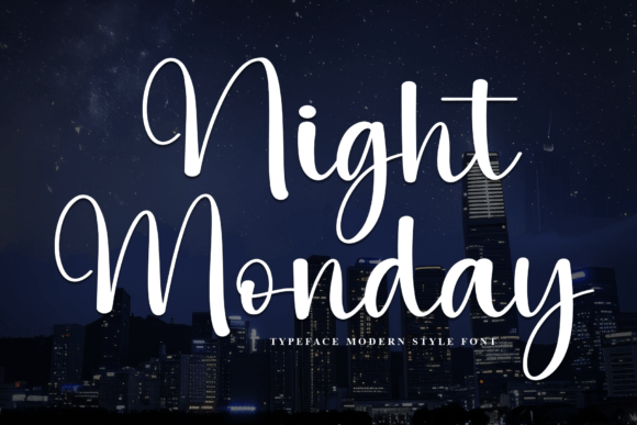 Night Monday: Evaluating a Modern Handwritten Script for Design Projects