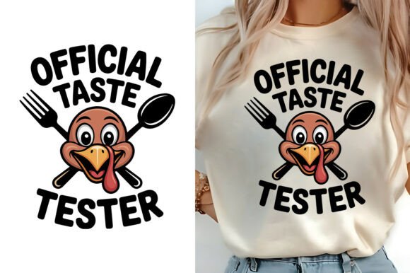 Official Taste Tester Turkey Day T-Shirt: Elevating Holiday Merchandise with Premium Vector Art