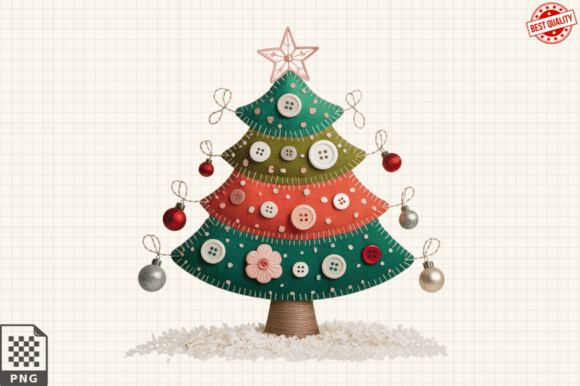 Unlocking Creative Potential with Whimsical Christmas Tree Clipart Design for Sublimation and Digital Crafts