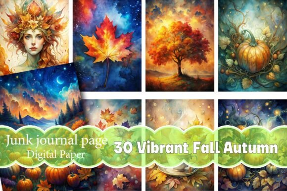 Vibrant Fall Autumn Junk Journal: A Creative Essential