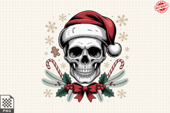 Why Christmas Skull PNG Sublimation Designs Are the Ultimate Holiday Trend for Creators